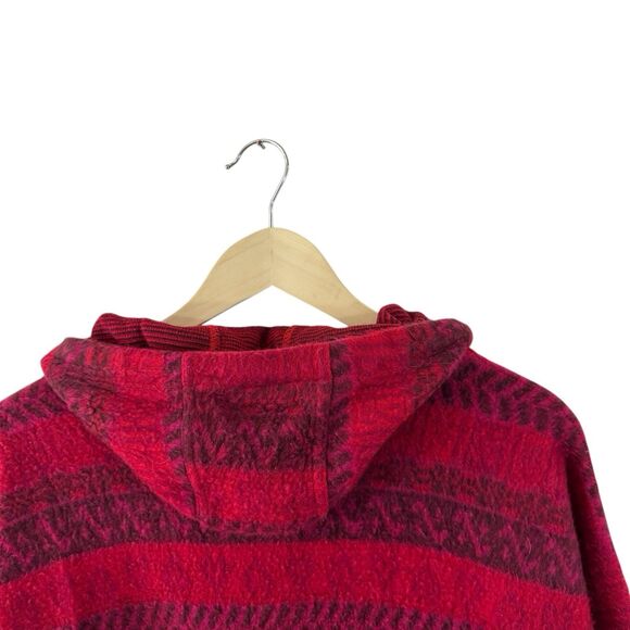 Vintage Express French Country Medium Pullover Fleece Jacket Hoodie Womens - Picture 12 of 15